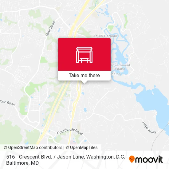 516 - Crescent Blvd. / Jason Lane map