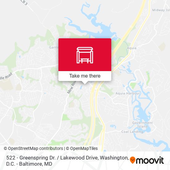 522 - Greenspring Dr. / Lakewood Drive map