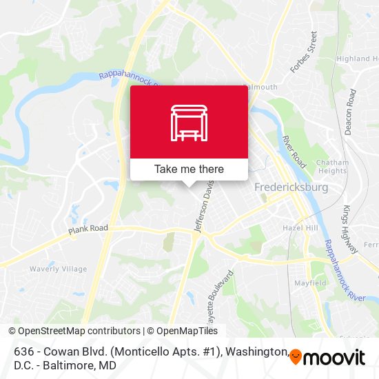 636 - Cowan Blvd. (Monticello Apts. #1) map