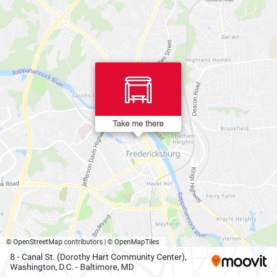 8 - Canal St. (Dorothy Hart Community Center) map