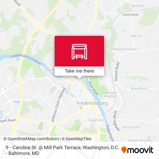 9 - Caroline St. @ Mill Park Terrace map