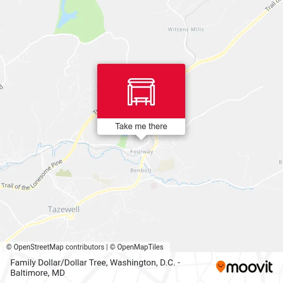 Family Dollar/Dollar Tree map