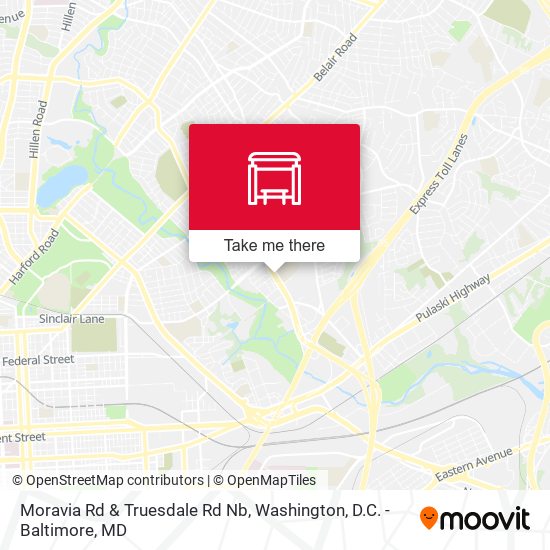 Mapa de Moravia Rd & Truesdale Rd Nb