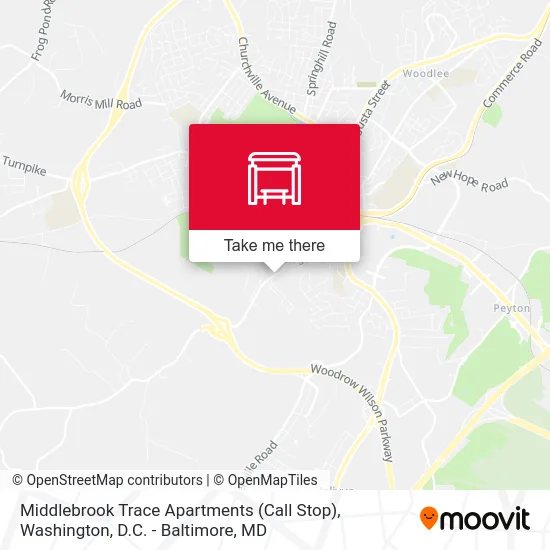 Middlebrook Trace Apartments (Call Stop) map
