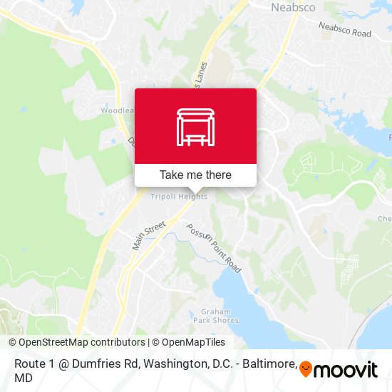 Mapa de Route 1 @ Dumfries Rd