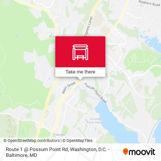 Mapa de Route 1 @ Possum Point Rd