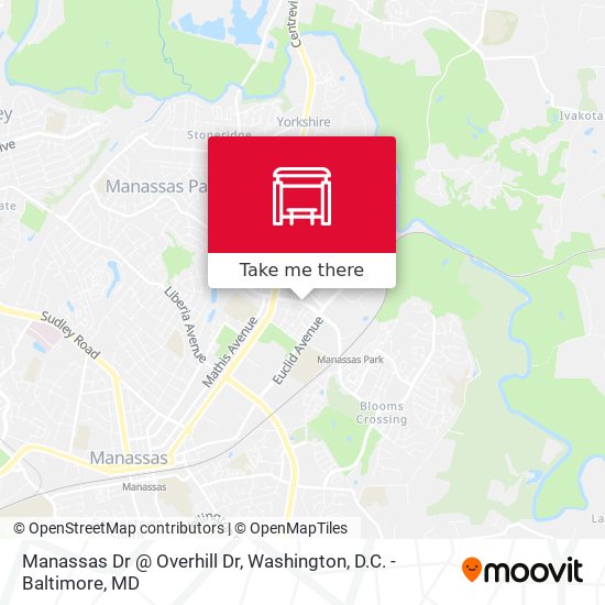 Mapa de Manassas Dr @ Overhill Dr