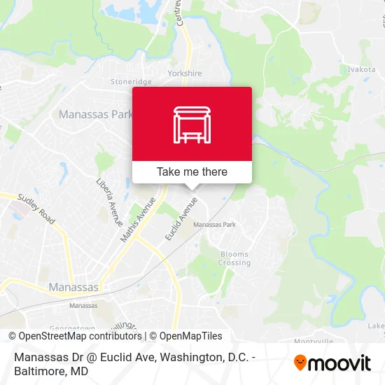 Manassas Dr @ Euclid Ave map