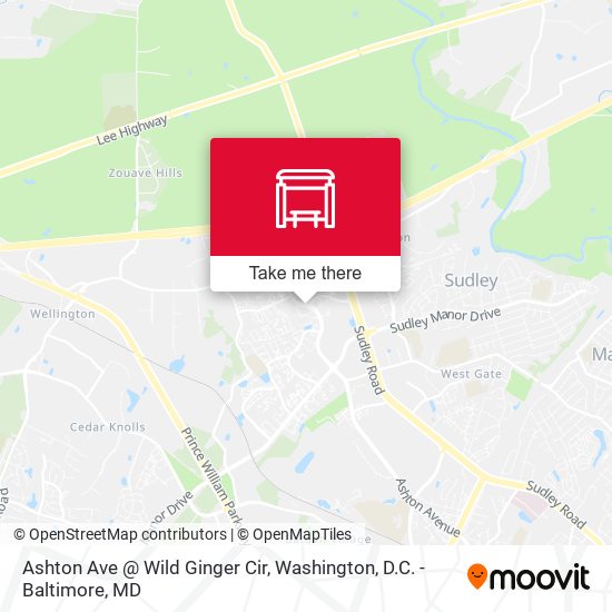 Mapa de Ashton Ave @ Wild Ginger Cir