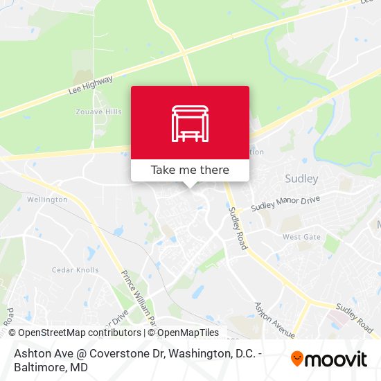 Mapa de Ashton Ave @ Coverstone Dr