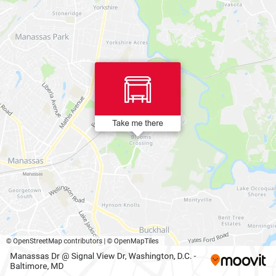 Manassas Dr @ Signal View Dr map