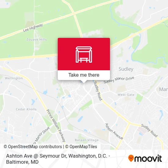 Ashton Ave @ Seymour Dr map