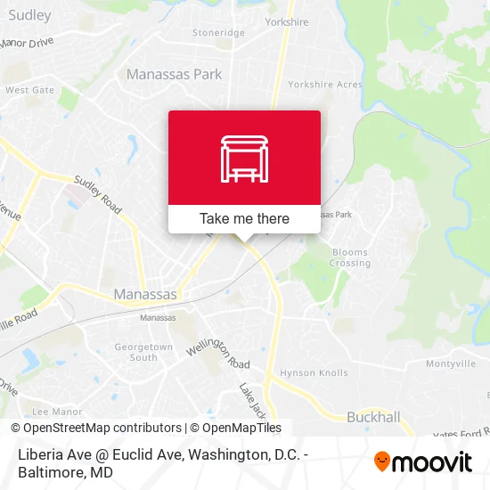 Liberia Ave @ Euclid Ave map