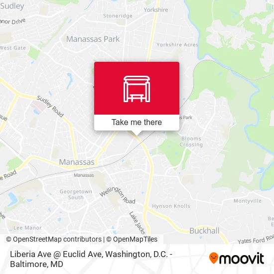 Liberia Ave @ Euclid Ave map