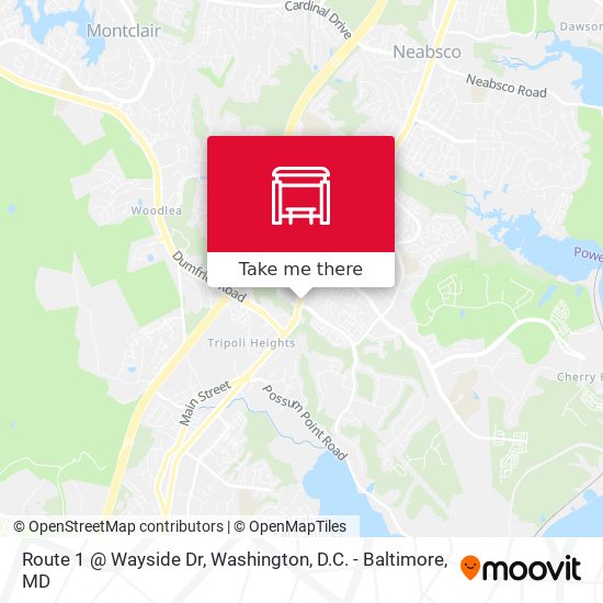 Mapa de Route 1 @ Wayside Dr