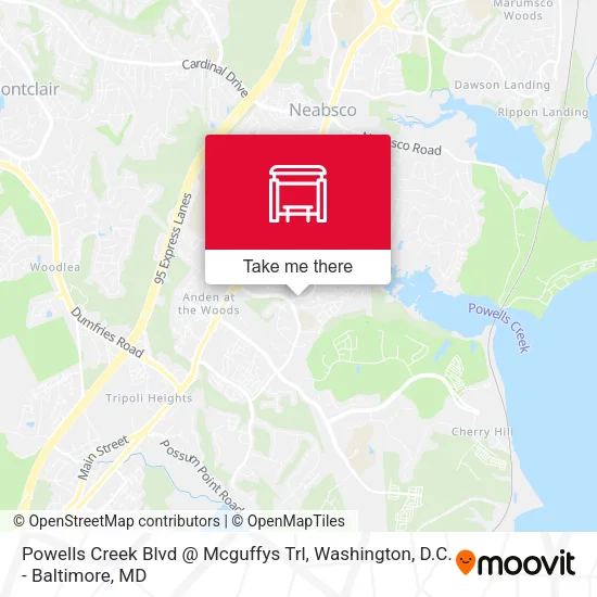 Powells Creek Blvd @ Mcguffys Trl map