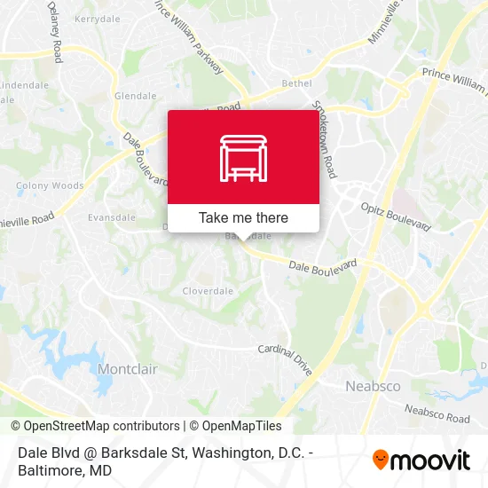 Dale Blvd @ Barksdale St map