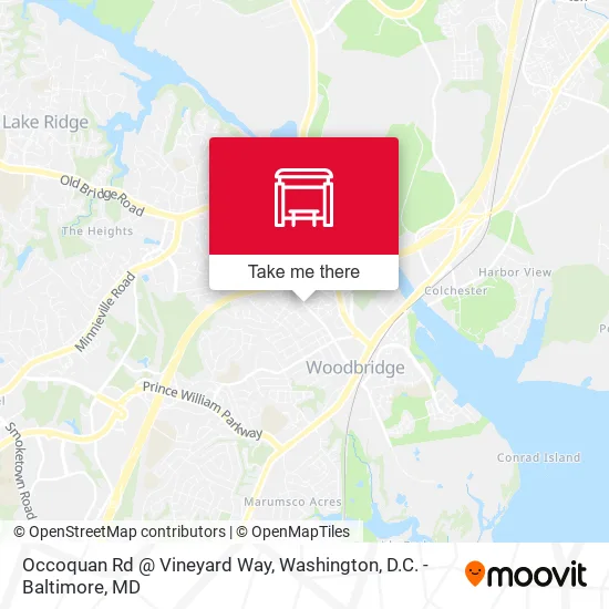 Occoquan Rd @ Vineyard Way map