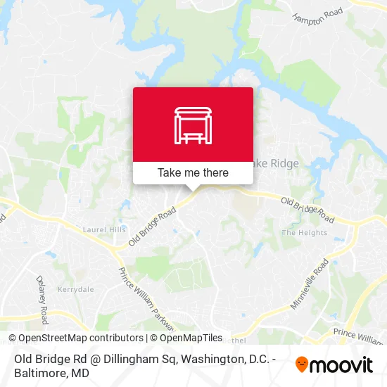 Old Bridge Rd @ Dillingham Sq map