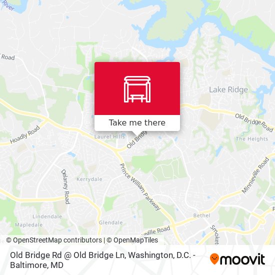 Old Bridge Rd @ Old Bridge Ln map