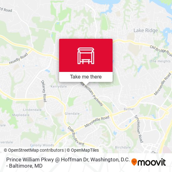Mapa de Prince William Pkwy @ Hoffman Dr