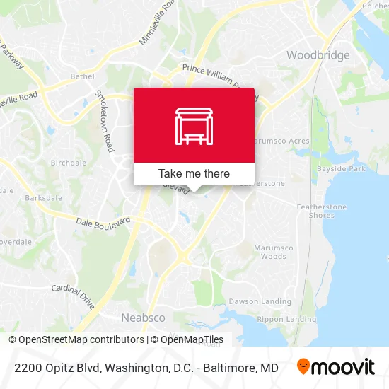 Mapa de 2200 Opitz Blvd