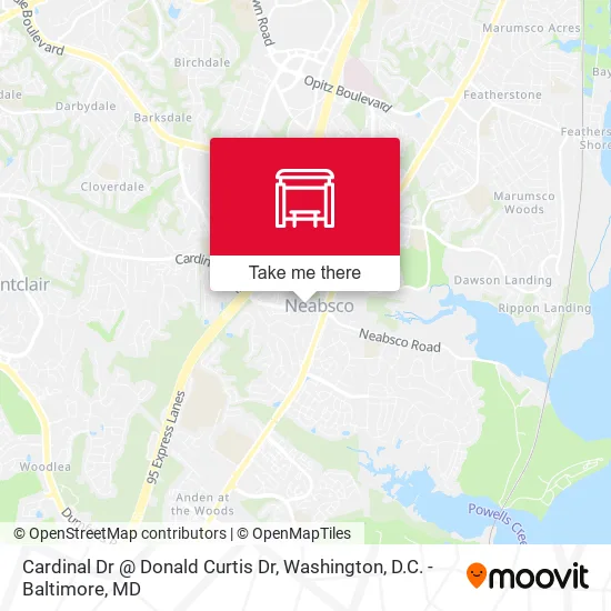 Cardinal Dr @ Donald Curtis Dr map