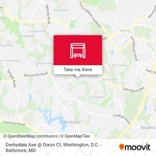 Darbydale Ave @ Dixon Ct map