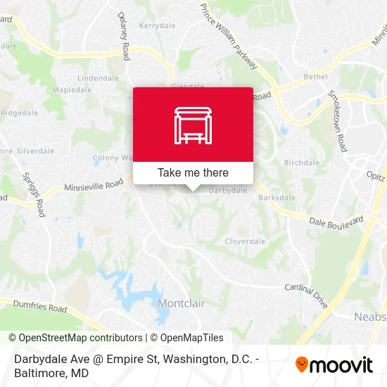 Darbydale Ave @ Empire St map