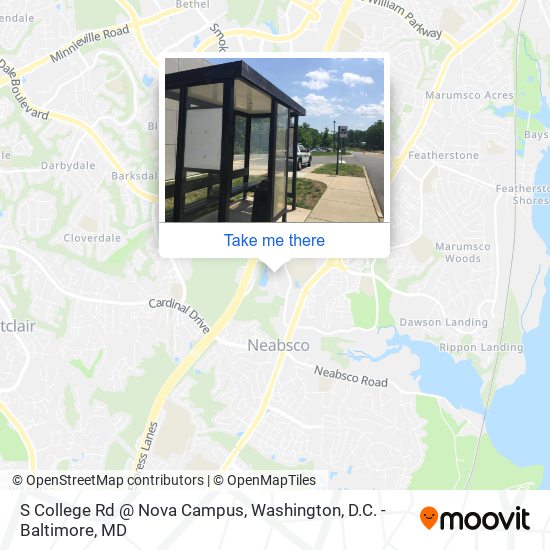 Mapa de S College Rd @ Nova Campus