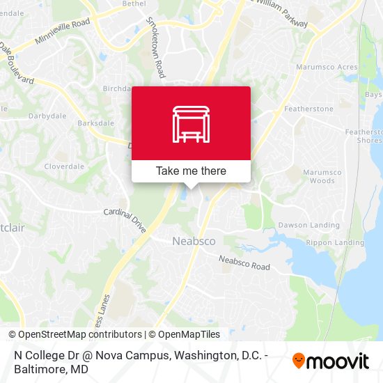 N College Dr @ Nova Campus map