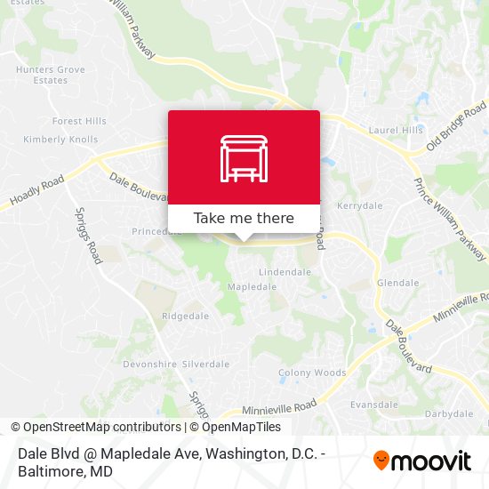 Dale Blvd @ Mapledale Ave map