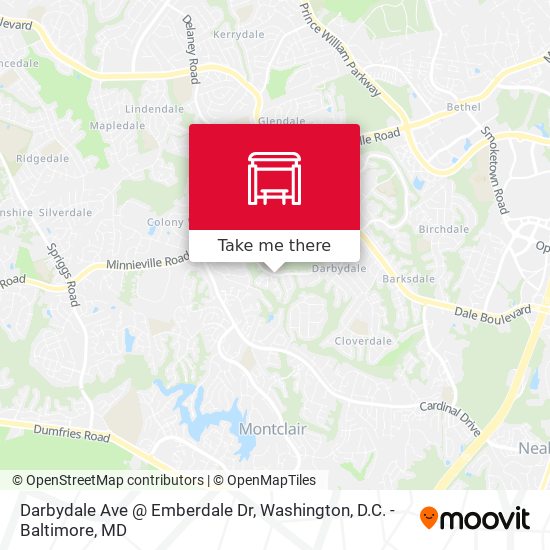 Mapa de Darbydale Ave @ Emberdale Dr