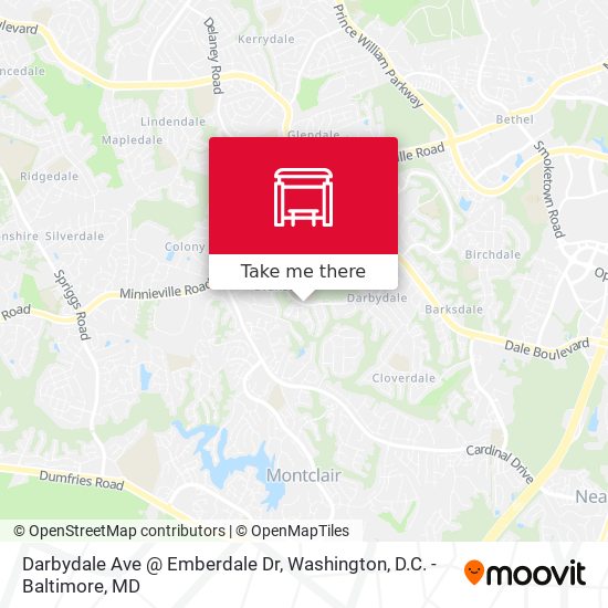 Mapa de Darbydale Ave @ Emberdale Dr