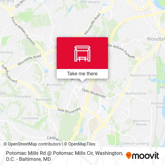 Potomac Mills Rd @ Potomac Mills Cir map