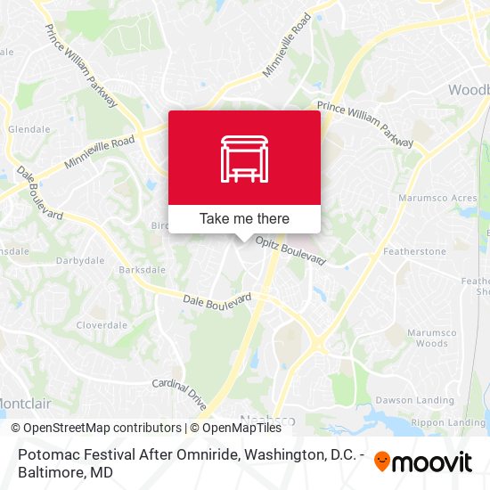 Potomac Festival After Omniride map