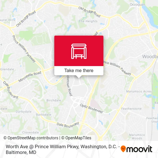 Worth Ave @ Prince William Pkwy map