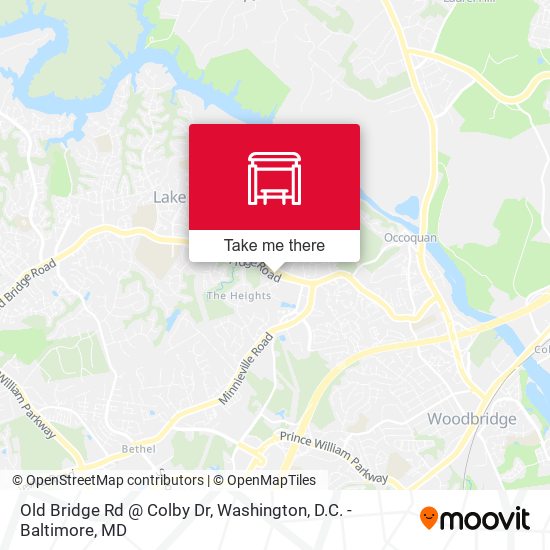Old Bridge Rd @ Colby Dr map