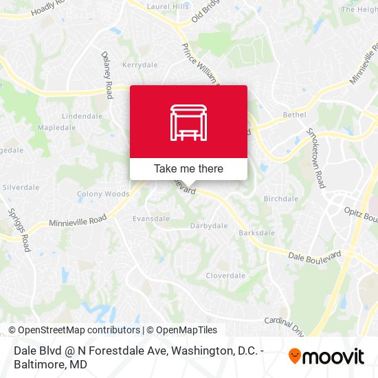 Dale Blvd @ N Forestdale Ave map