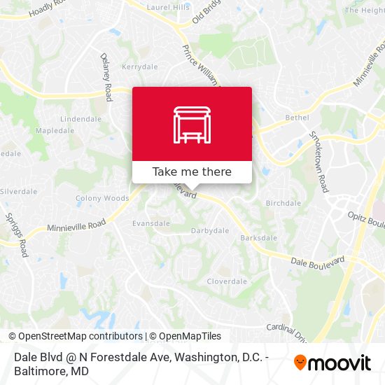 Dale Blvd @ N Forestdale Ave map
