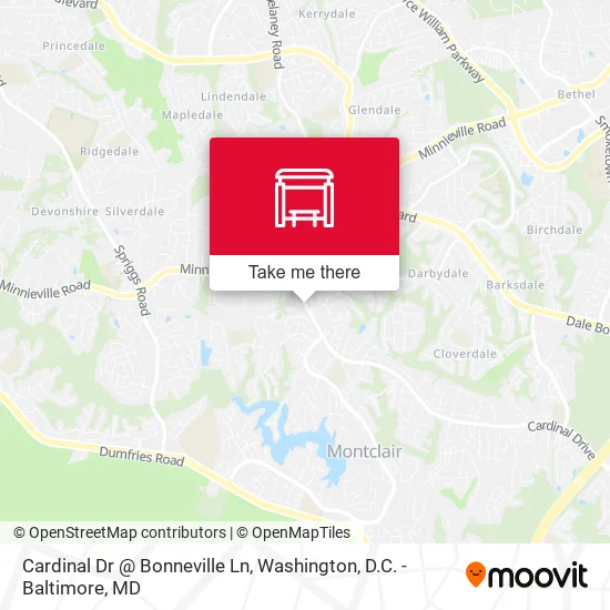 Cardinal Dr @ Bonneville Ln map