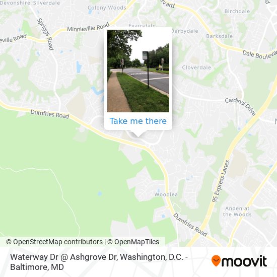 Waterway Dr @ Ashgrove Dr map