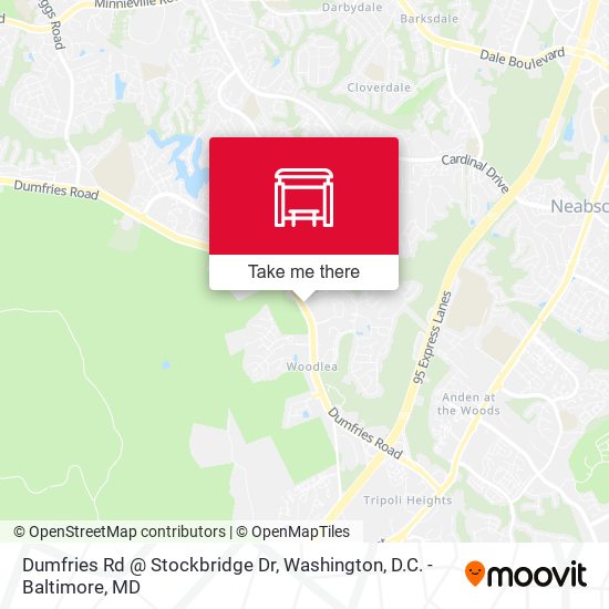 Dumfries Rd @ Stockbridge Dr map