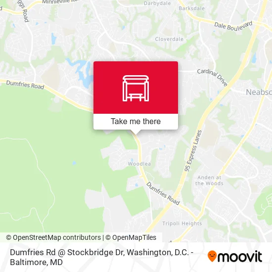 Dumfries Rd @ Stockbridge Dr map