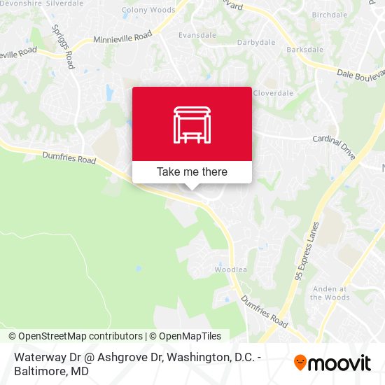 Waterway Dr @ Ashgrove Dr map