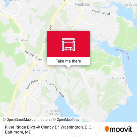 River Ridge Blvd @ Clancy Dr map