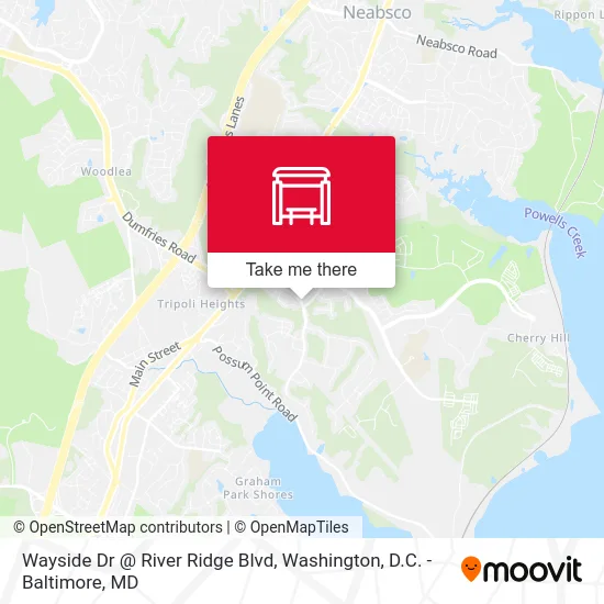 Wayside Dr @ River Ridge Blvd map