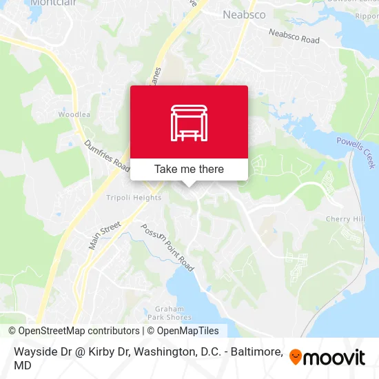 Wayside Dr @ Kirby Dr map