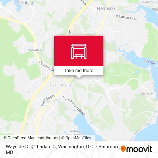 Wayside Dr @ Larkin Dr map