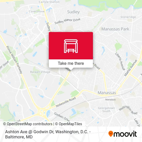 Ashton Ave @ Godwin Dr map